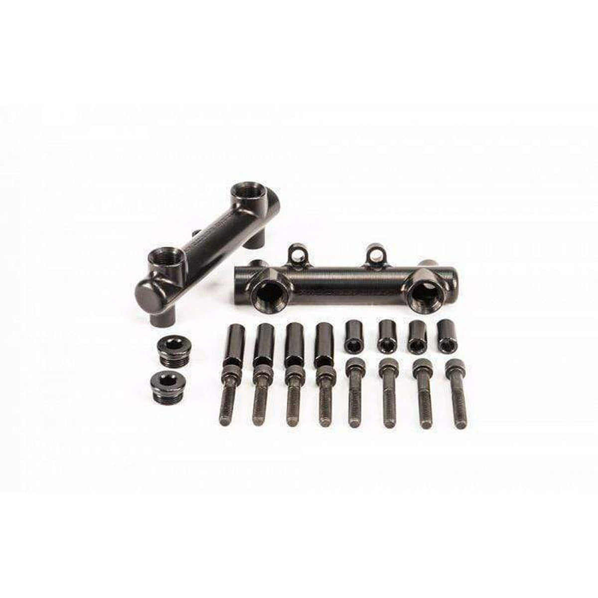 Process West Billet Fuel Rails Black Subaru WRX 2002-2014 / STI 2007-2018