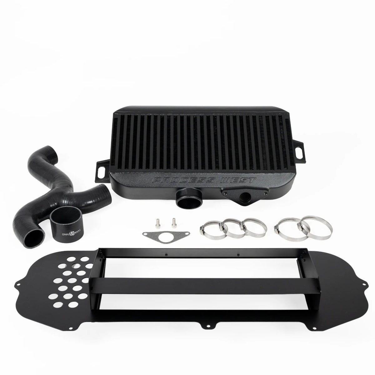 Process West Black Top Mount Intercooler w/ Shroud 2004-2007 Subaru WRX / 2006-2007 STI