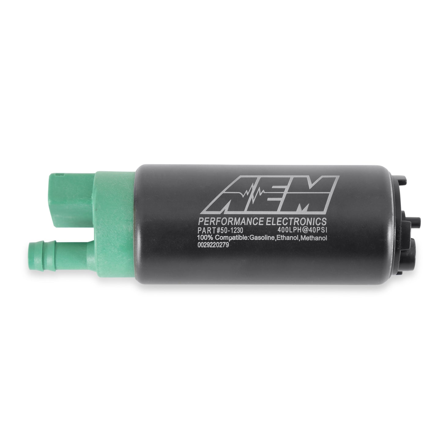 AEM 400LPH E85-Compatible In-Tank Fuel Pump - Double Barb 50-1230 product photo