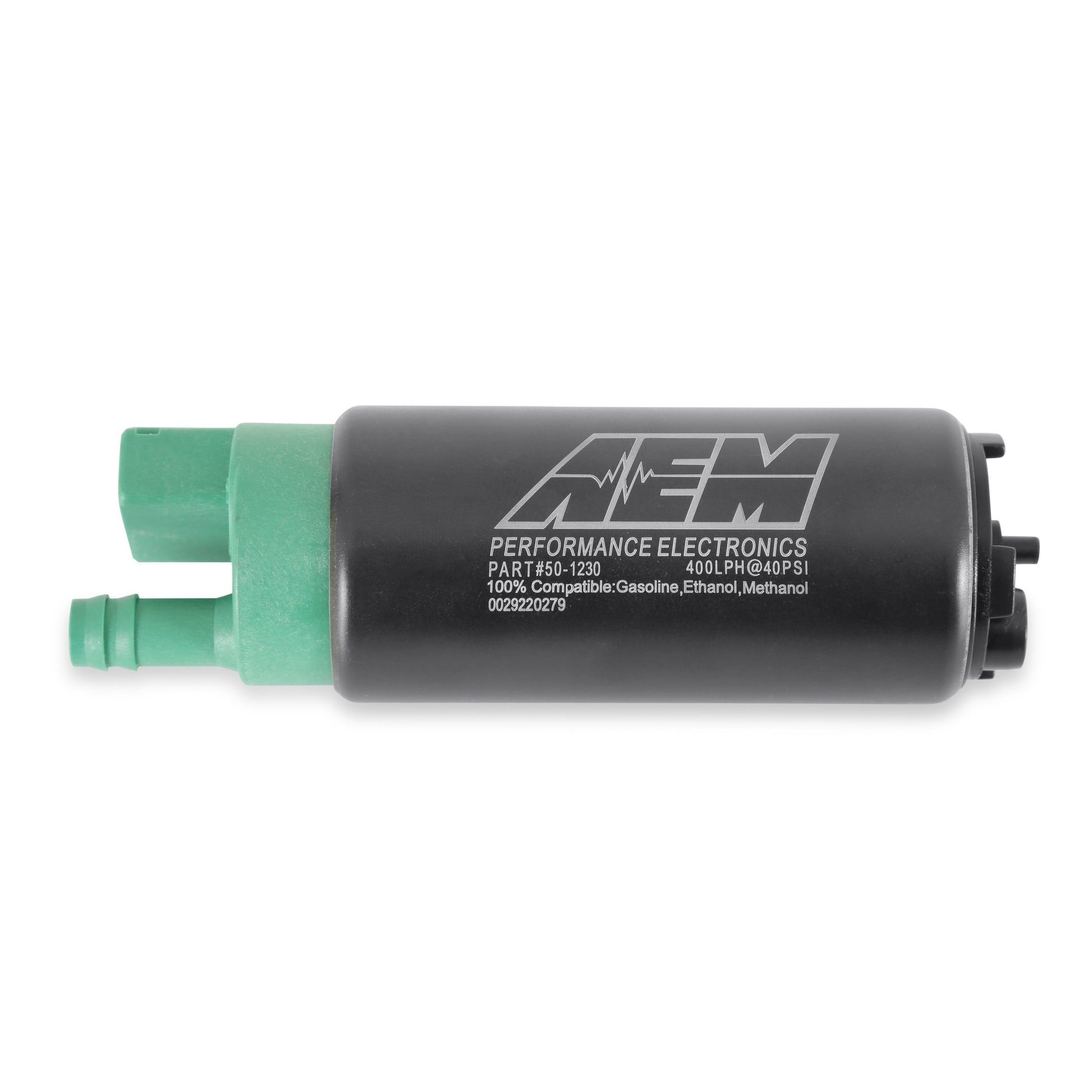 AEM 400LPH E85-Compatible In-Tank Fuel Pump - Double Barb 50-1230 product photo