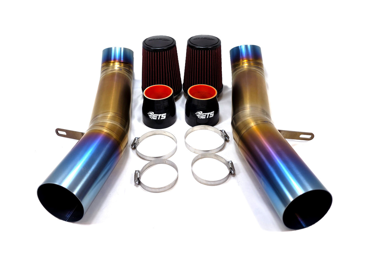 ETS 2009+ Nissan GTR (R35) Titanium Twin Turbo Air Intake Kit - Speed Density