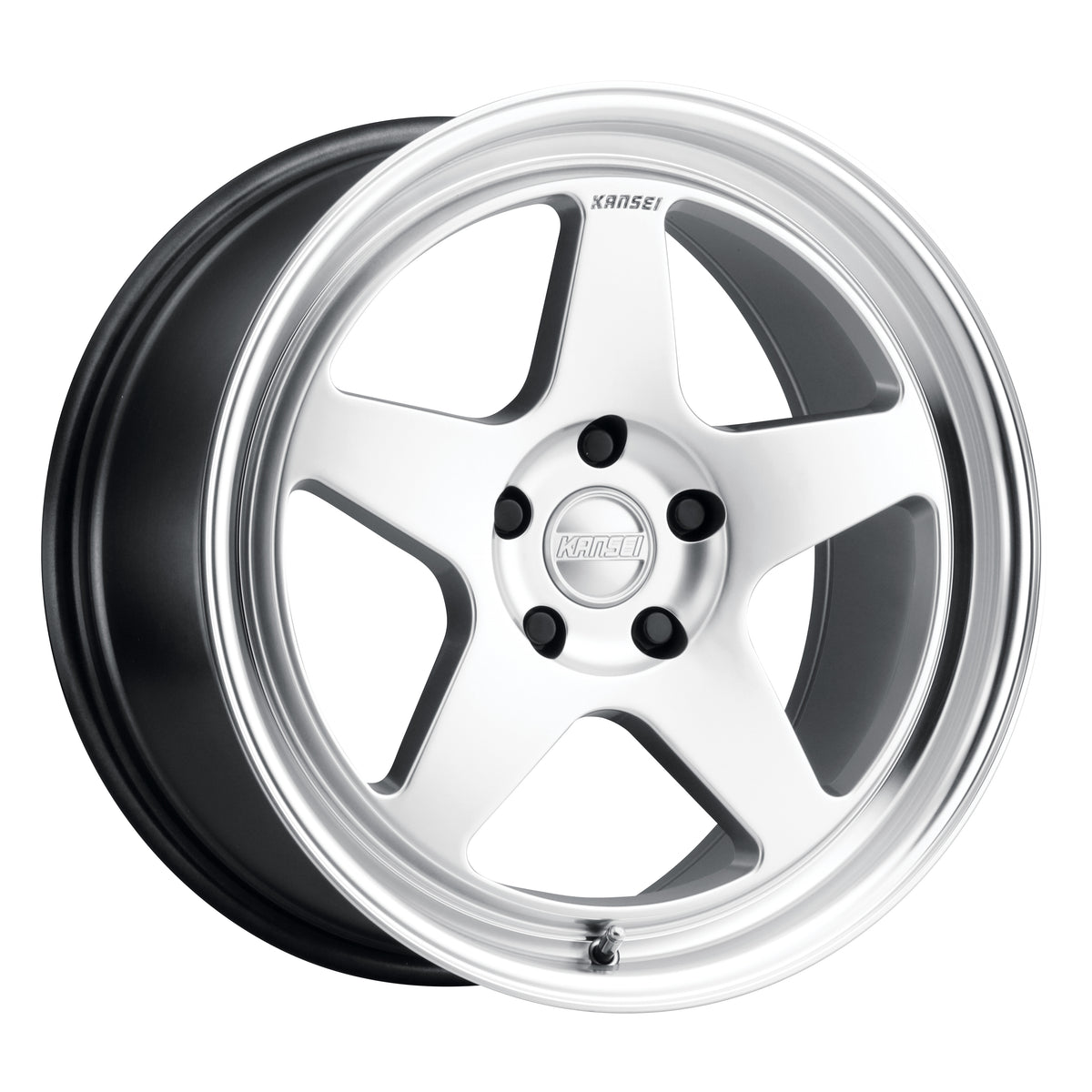 KNP - Hyper Silver with Bright Machined Lip - 5x100