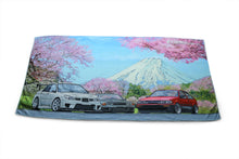 TOMEI BATH TOWEL GDB/BNR32/AE86 CHERRY BLOSSOM MT.FUJI - image 2