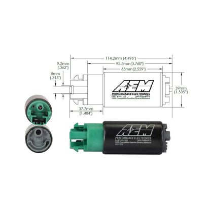 AEM 340LPH E85-Compatible In-Tank Fuel Pump 50-1215 product photo