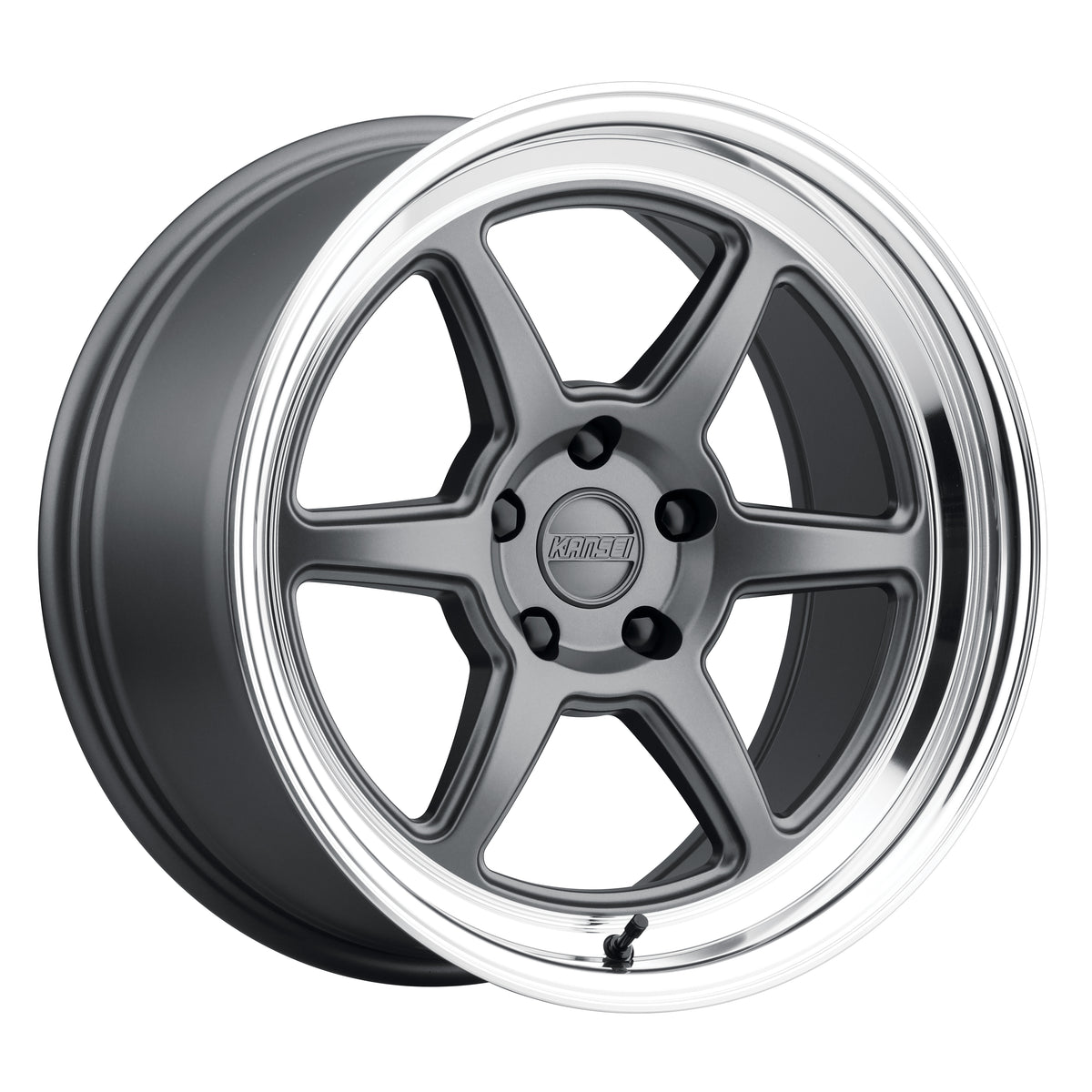 ROKU - Matte Grey with Bright Machined Lip - 5x114.3