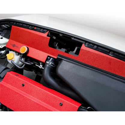 Process West Radiator Cover Red Factory Intake Subaru WRX / STI 2015-2021
