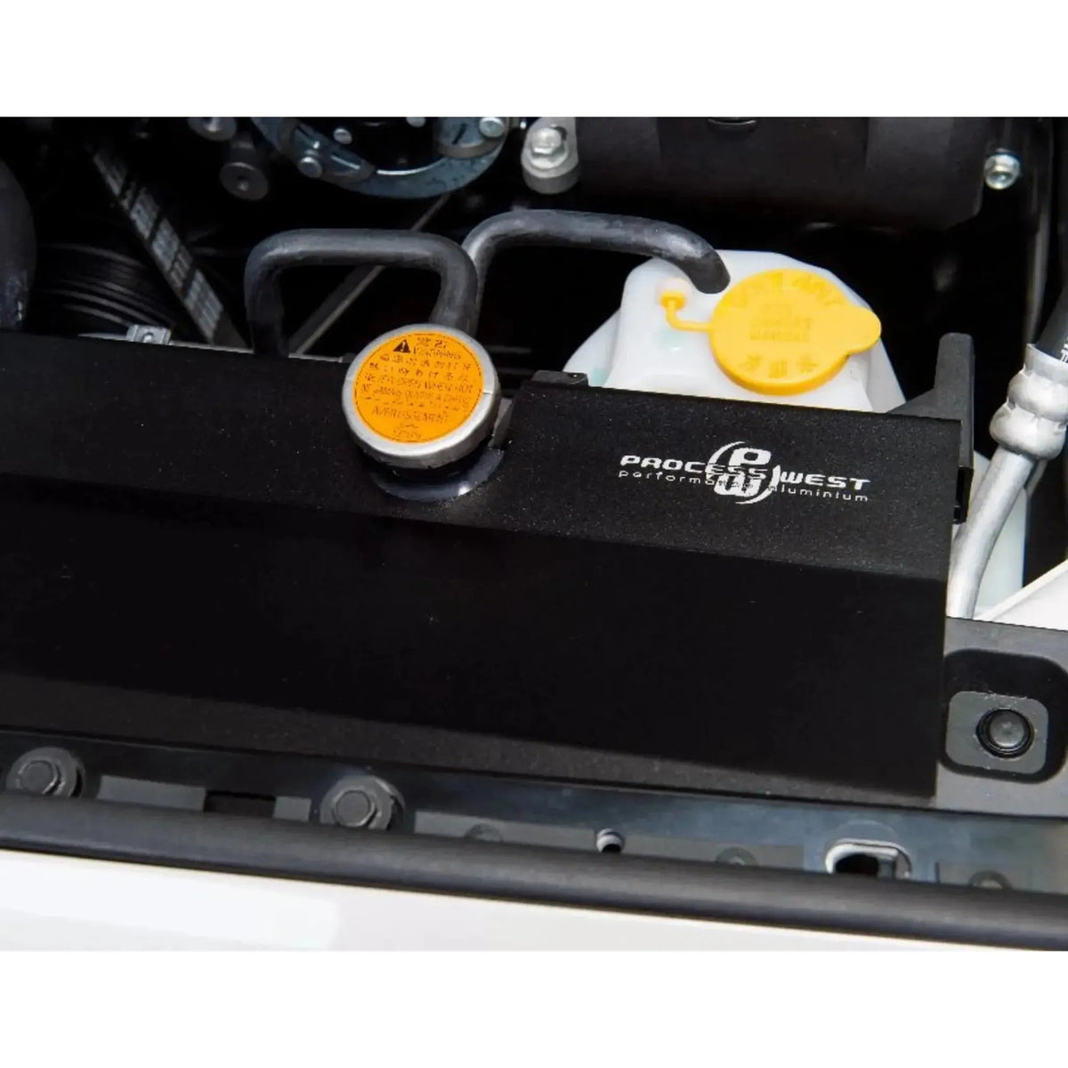 Process West Radiator Cover Black Non Factory Intake Subaru WRX / STI 2015-2021