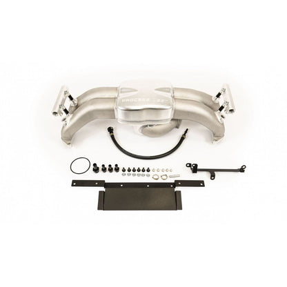 Process West Intake Manifold w/ Port Injection Fuel Rails Polished 2015-2021 Subaru WRX