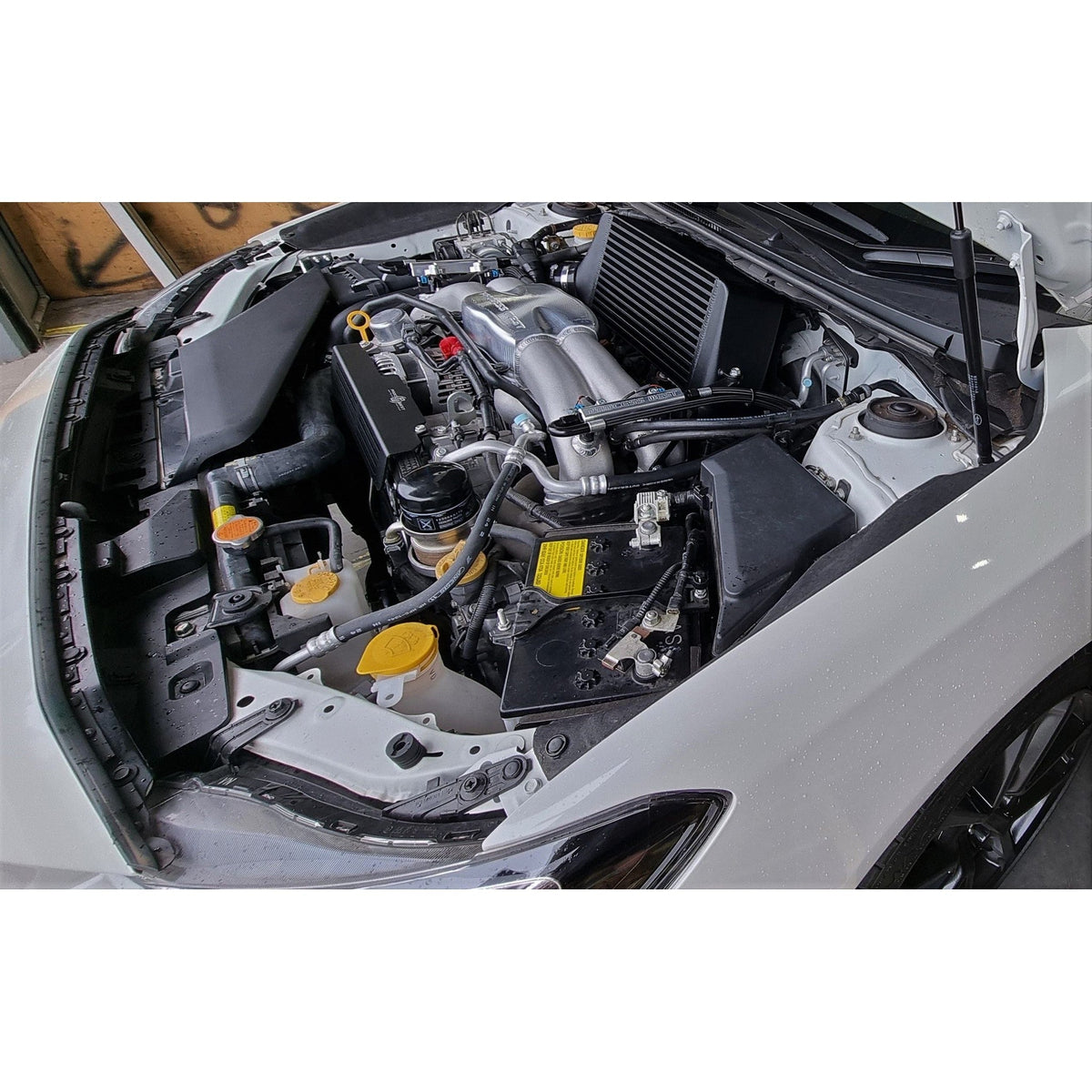 Process West Intake Manifold w/ Port Injection Fuel Rails Polished 2015-2021 Subaru WRX