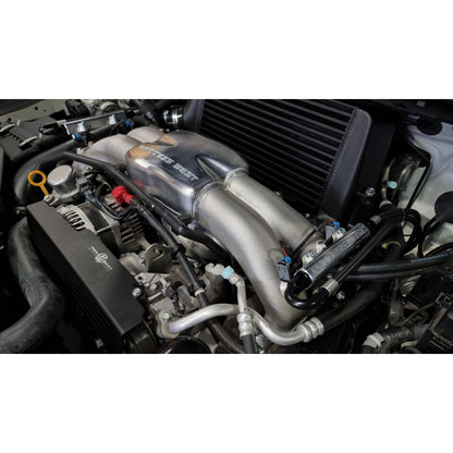 Process West Intake Manifold w/ Port Injection Fuel Rails Polished 2015-2021 Subaru WRX
